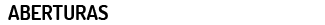 Aberturas
